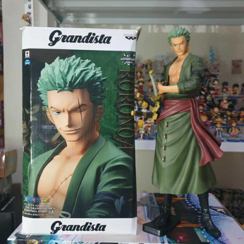 【正品】Roronoa Zoro Grandista One Piece The Grandline Men Banpr