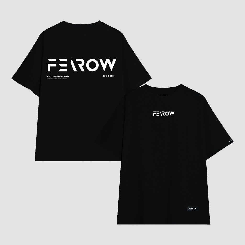 Local Brand FEROW - BASIC 女士 T 恤 - 寬袖形式,男女 T 恤,Thai Tran 服裝廠