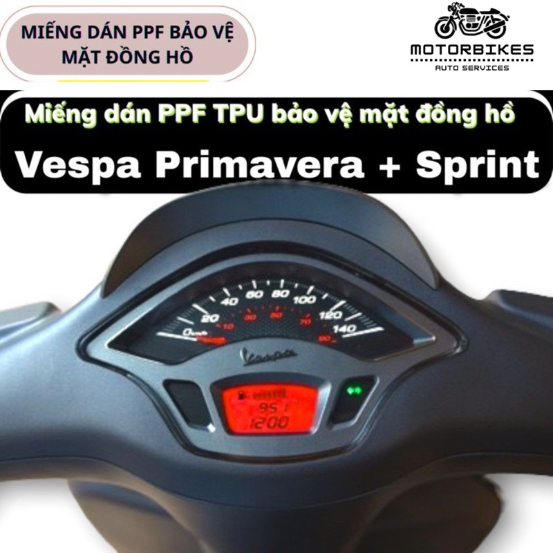 Vespa - Primarena Liberty Premium PPF Vespa 貼紙可防止錶盤劃傷