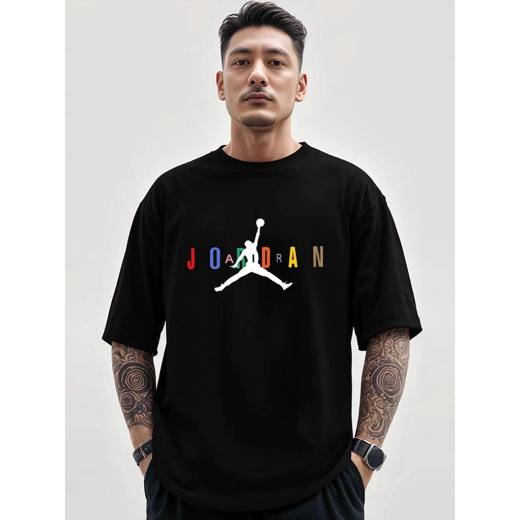 【100% 棉】jordan Air Champion 中性運動款籃球 T 恤,高品質本地品牌 T 恤