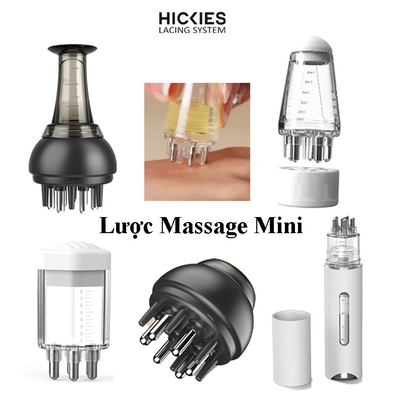 迷你頭皮刷、按摩 - 用球塗抹頭皮精油 - HICKIES LACING LYSTOM