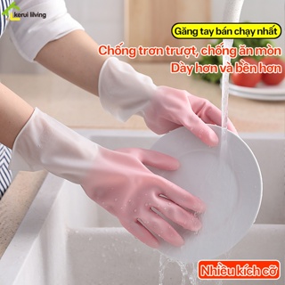 Nago 洗滌劑橡膠手套,高品質耐用洗碗橡膠手套,橡膠手套