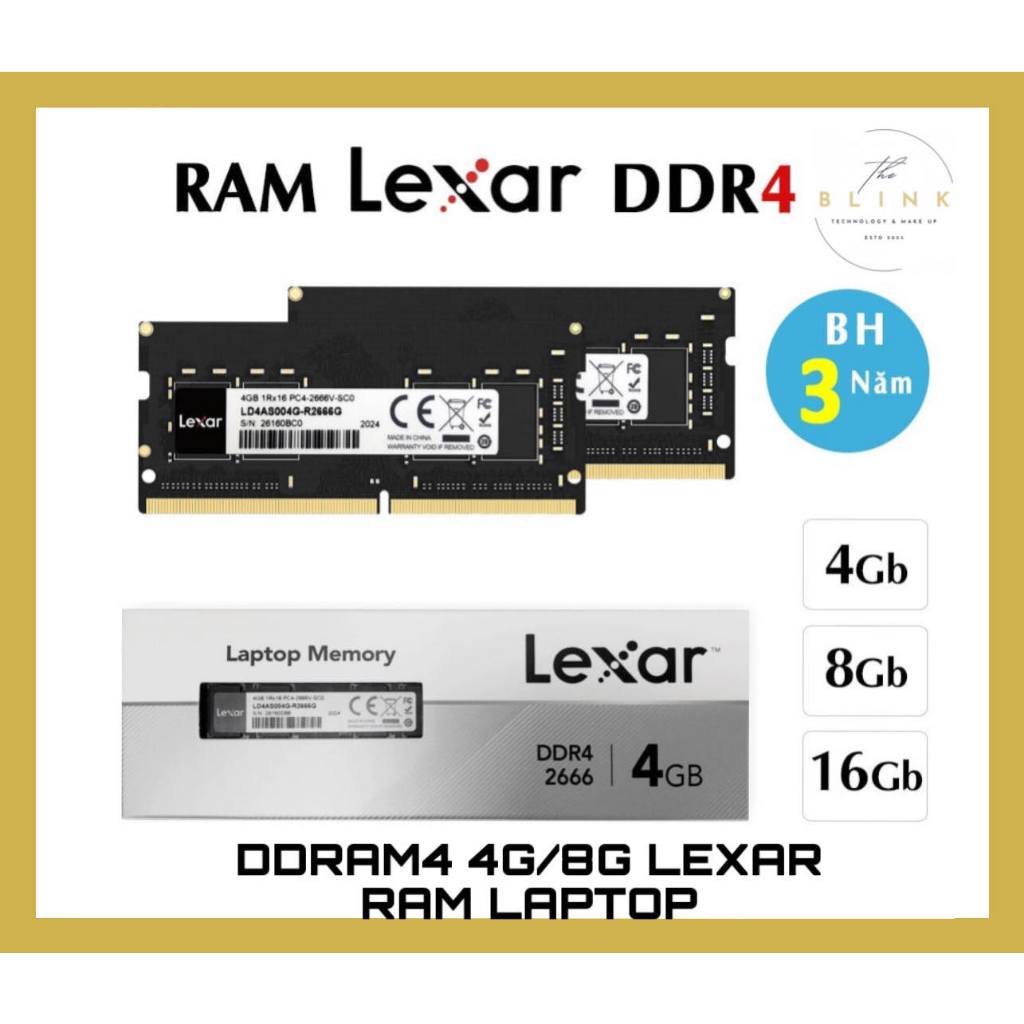 Ram DDR4 筆記本電腦 8gb 總線 2666 /3200 LEXAR,正品全新 Ram,