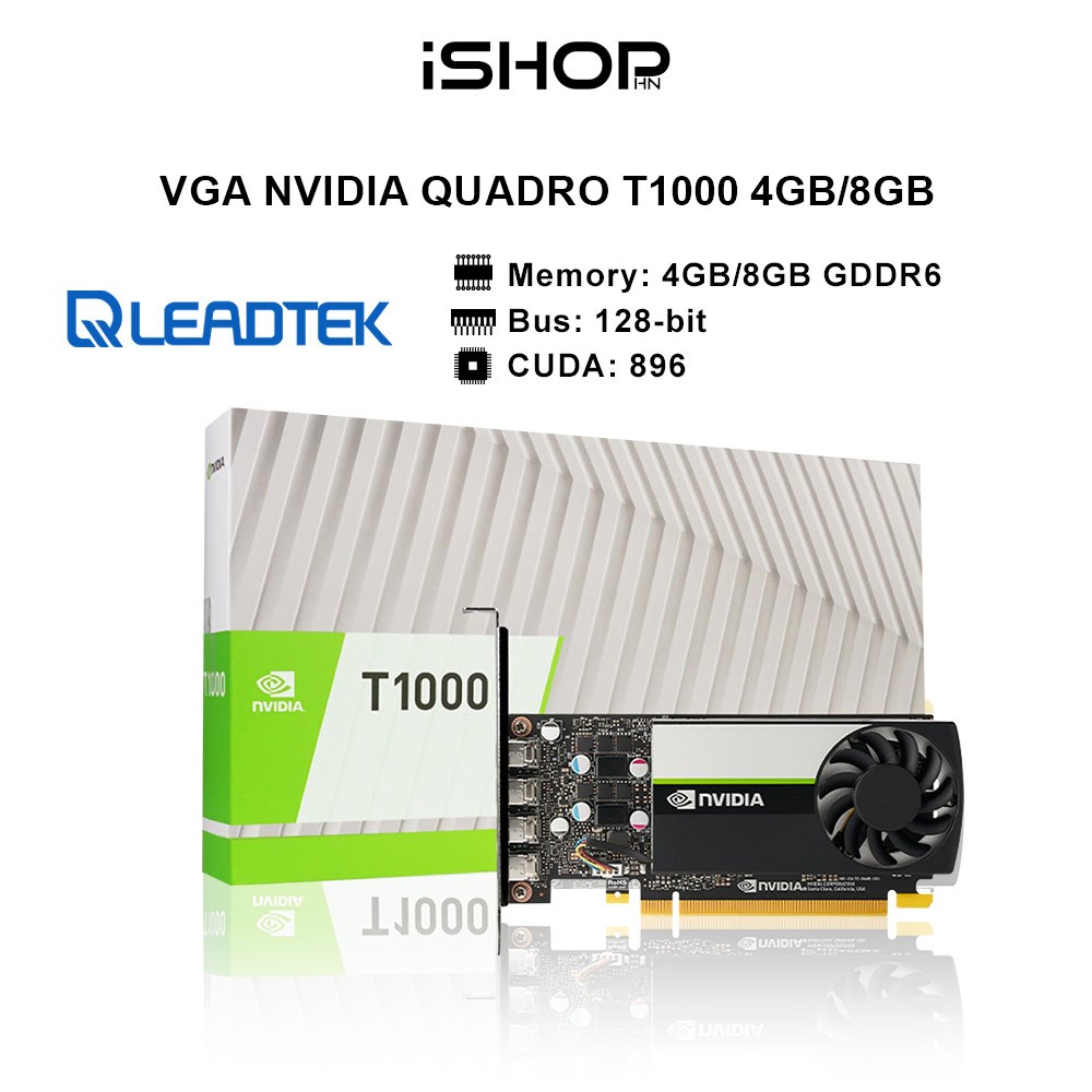 Leadtek NVIDIA Quadro T1000 4GB /8GB GDDR6 顯卡 - 正品,