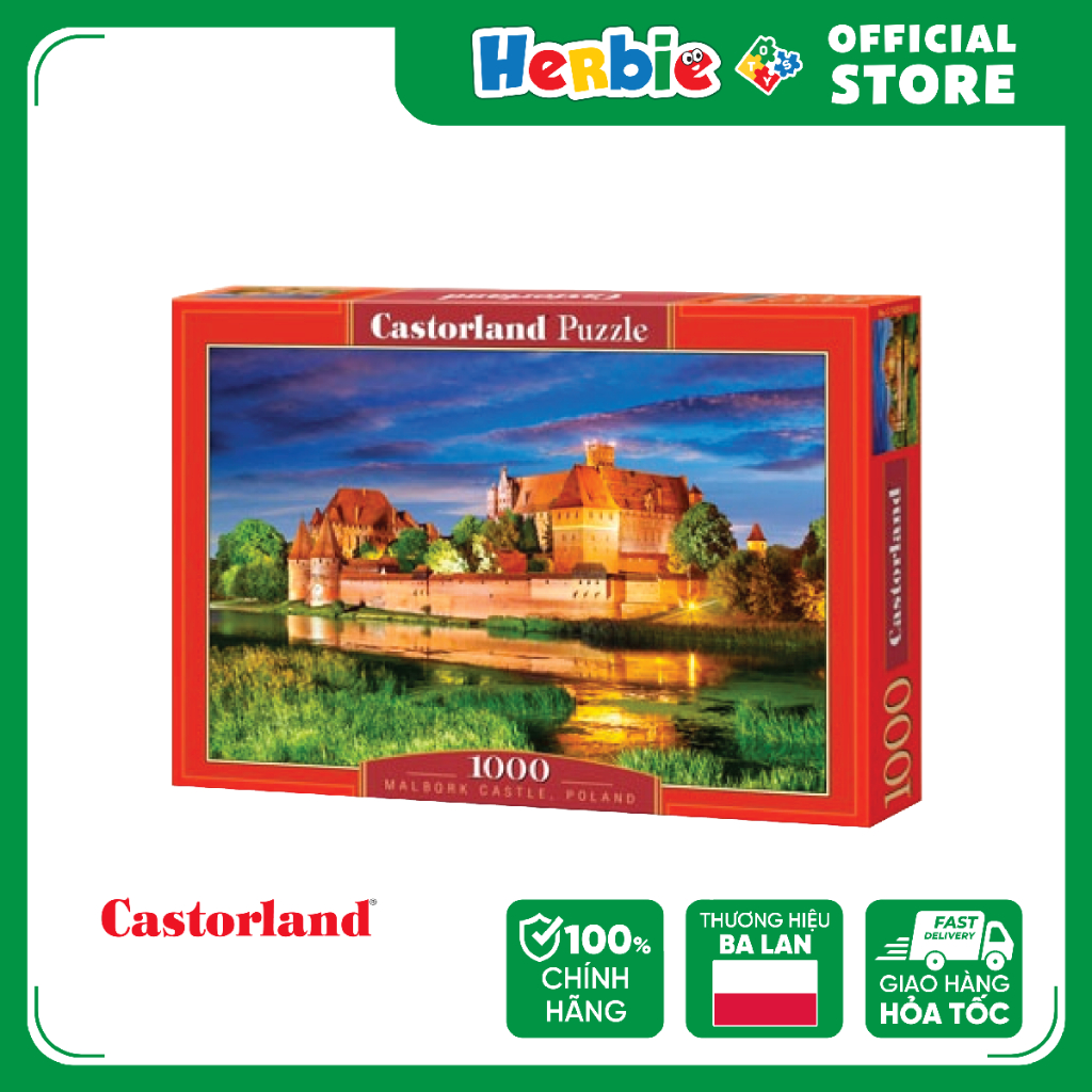 Castorland 馬爾博克城堡,波蘭拼圖 C- 1000 片103010-2 --2 - 草本玩具