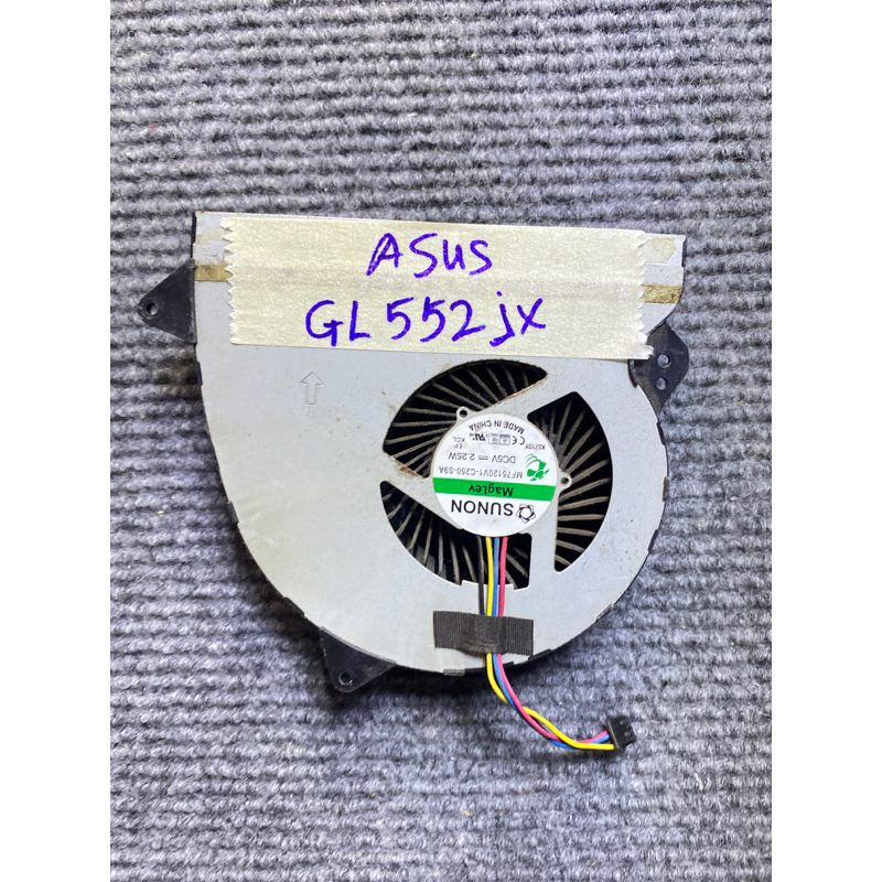 散熱器風扇適用於華碩 gl552 gl552l gl552j gl552jx gl552v gl552vw fx51v