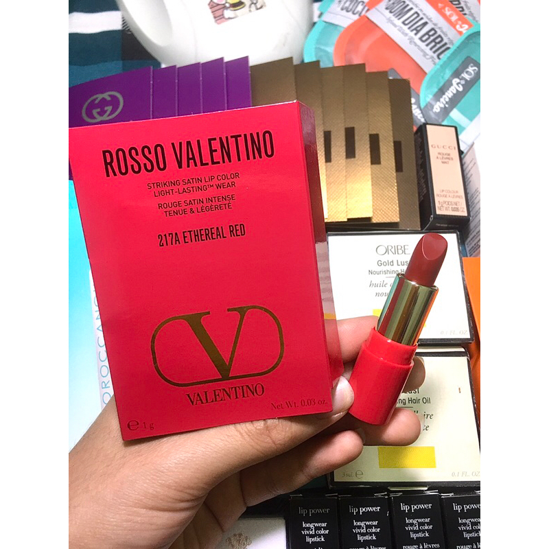 Rosso Valentino 口紅顏色 217A 迷你 1g