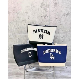 [男裝店 - 最佳品質] MLB / 手提袋 MLB NY LOGO 帆布 FULL TAG MARK 品牌袋