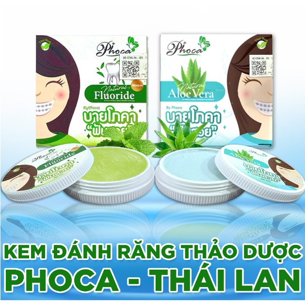 Phoca 泰國草本牙膏 25g 有助於美白牙齒,清新口氣