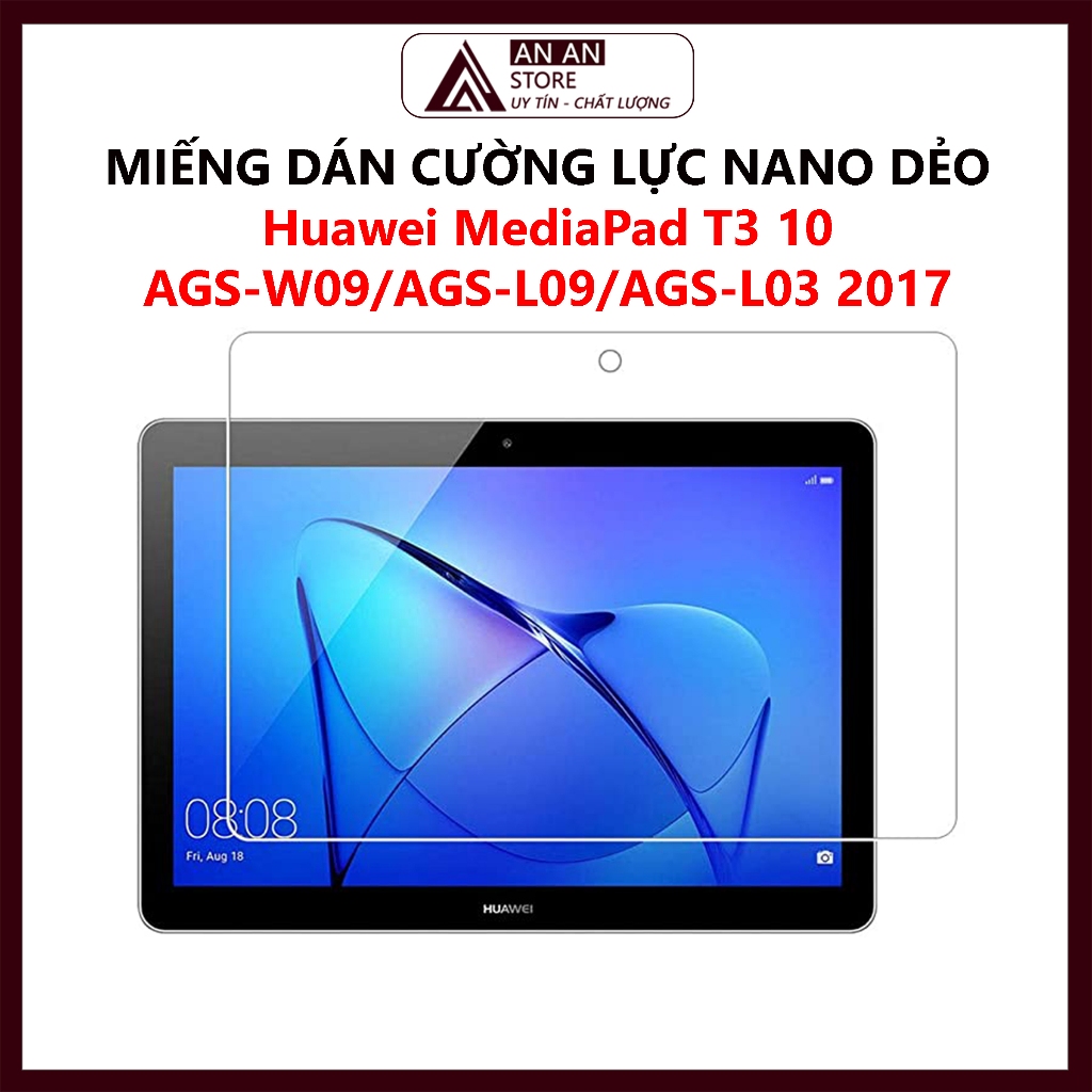 適用於華為 MediaPad T3 10 AGS-W09Ags-L09Ags-L03 2017 的強度 - 平板電腦柔性