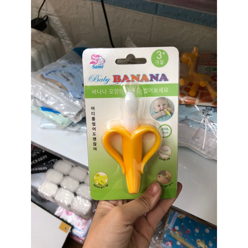 咀嚼軟矽膠香蕉對嬰兒安全