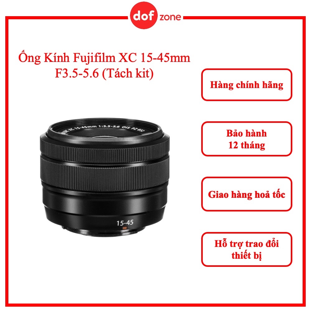 Fujifilm XC 15-45mm F3.5-5.6 黑色鏡頭(分離套件)- 正品