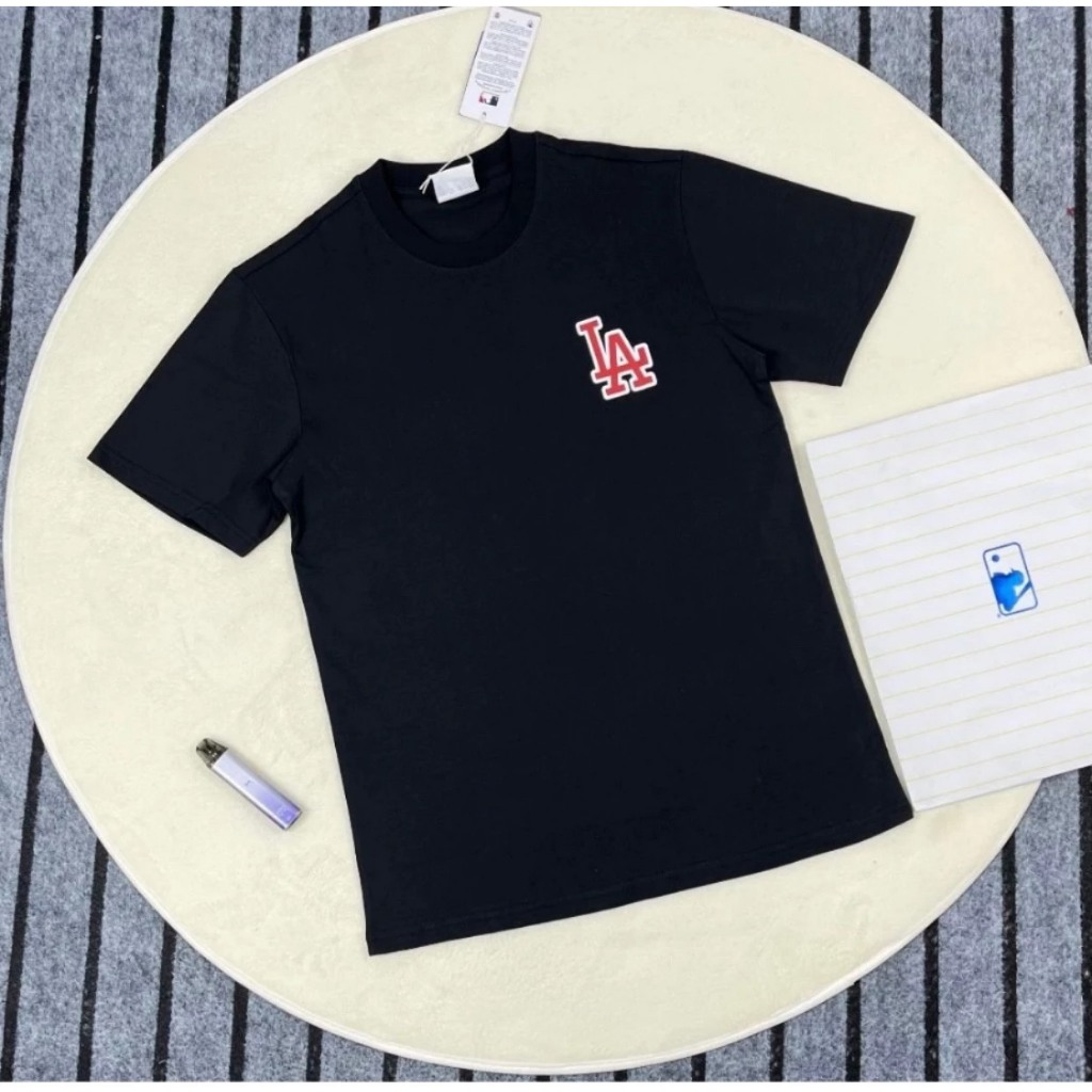 Mlb IA 高品質棉質 T 恤搭配夏普印花 - Hottend Round Neck MLB T 恤 2024 最新型