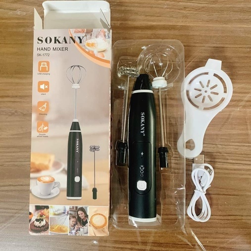 3 級無線便攜式 Sokany 打蛋器,泡沫咖啡