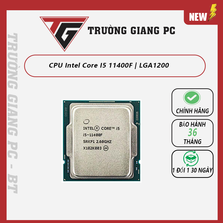 Cpu Intel Core i5-11400F 托盤 - 全新正品 36TH