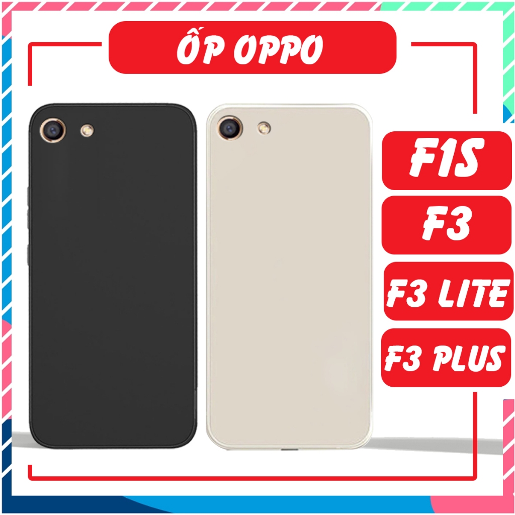 Oppo F1S / A59 / F3 / F3 PLUS / F3 LITE 手機殼,帶方形邊緣,柔軟、靈活、限量灰塵