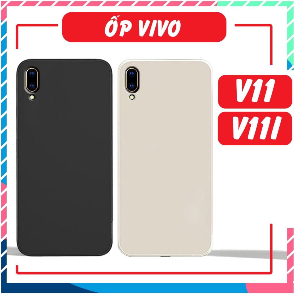 Vivo V11 / V11i / V11 PRO 手機殼帶方形邊緣,柔軟靈活,限制灰塵,TPU 塑料指紋