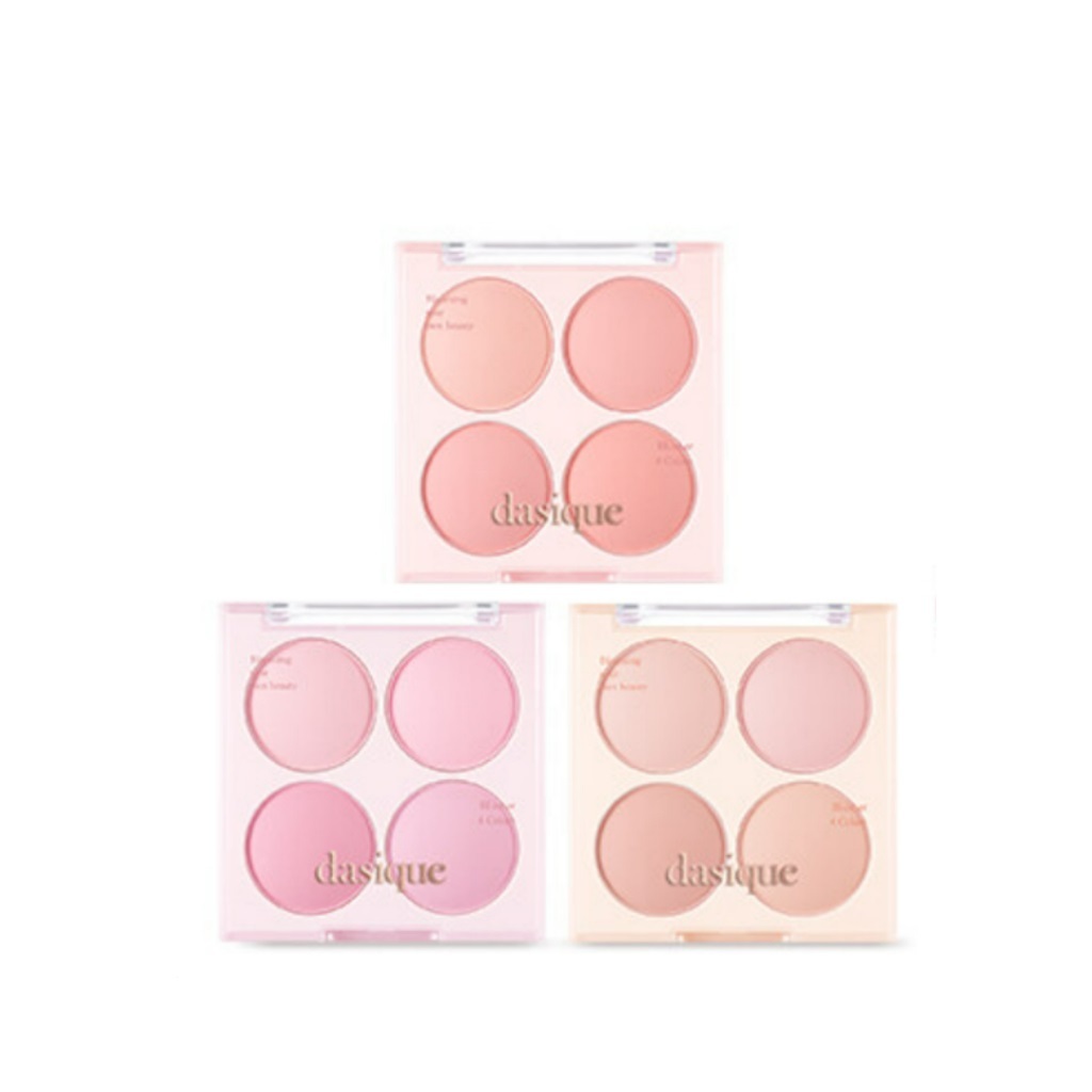 Dasique Blending Mood Cheek Blush 4 色盒 - 化妝品芯片