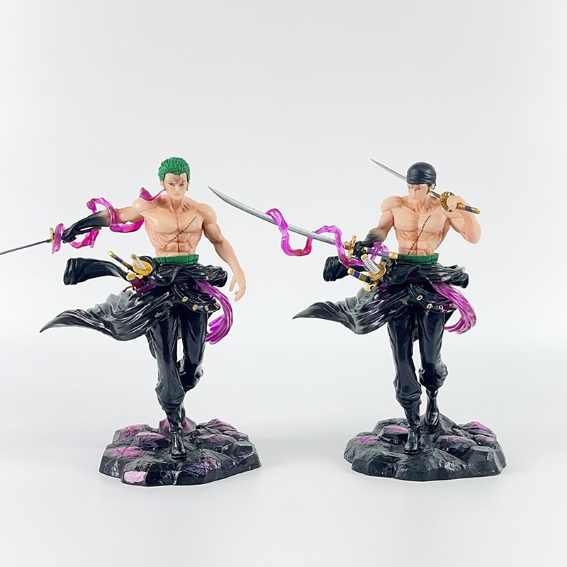 Roronoa Zoro 模型站立與劍 - 一件 - 裝飾工作角