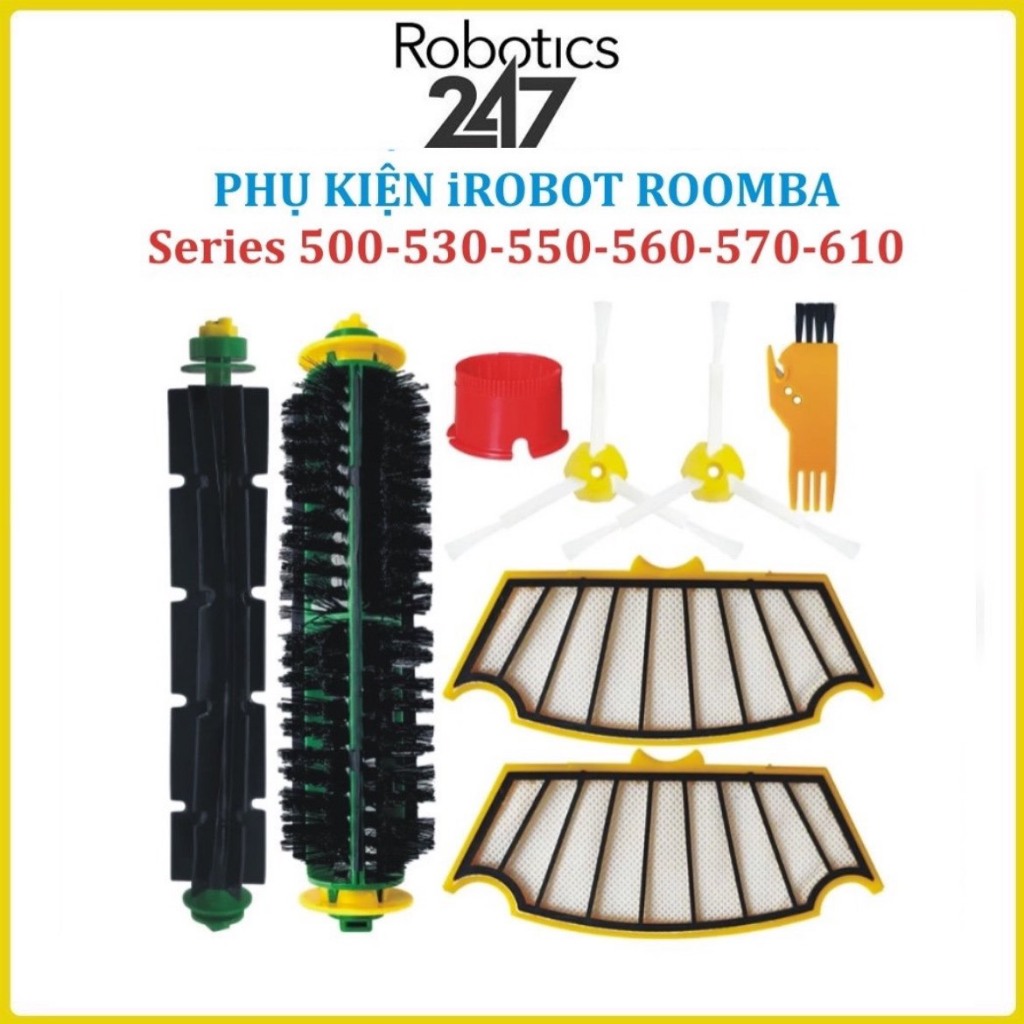 機器人配件 iRobot Roomba Series 5 / 500、530、550、560、570、610 對滾刷、h