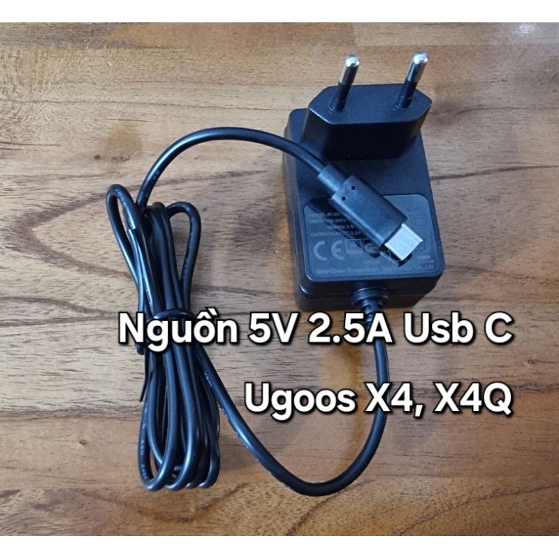 適用於 Ugoos X4、Ugoos X4Q 的電源 5V 2.5A Usb C