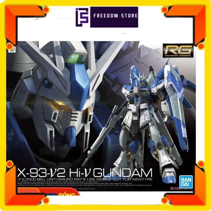 Rg 1 / 144 拼裝模型玩具套裝 Hi Nu Hi-Vi-Vidam BANDAI