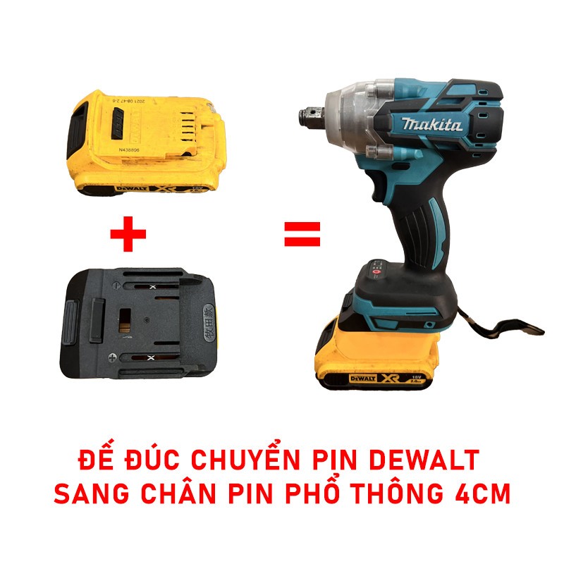 Dewalt 18 / 20V 電池適配器支架,適用於 Makita 18V 模壓底座