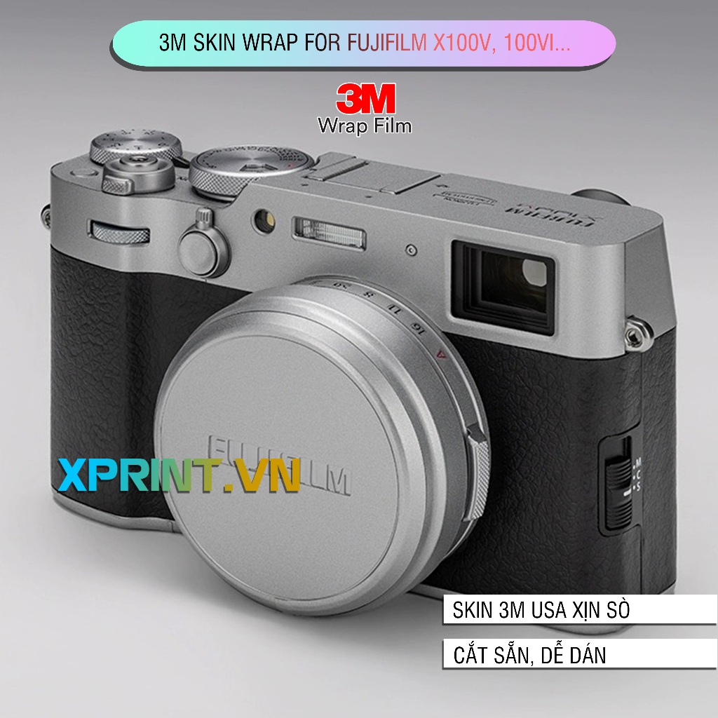 適用於 Fujifilm X100V、X100V、X100V、X100F、X100S 相機的高級 3M 皮膚貼紙...