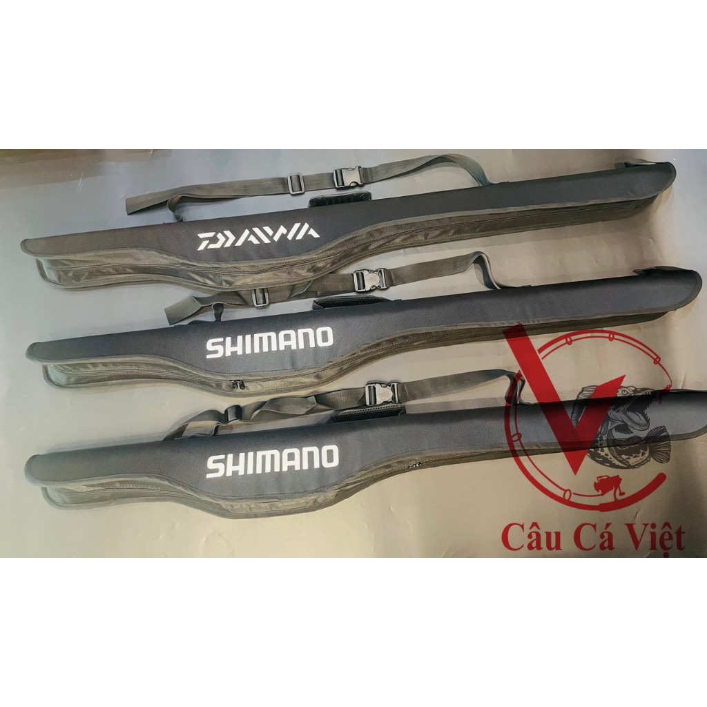 Shimano 和 Daiwa 1M35 釣竿包可容納兩個便宜的釣魚機。 黃瓜