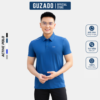 Guzado Coolmax Active 男士運動 Polo 衫 Super Coolmax 舒適,最新型號 2024