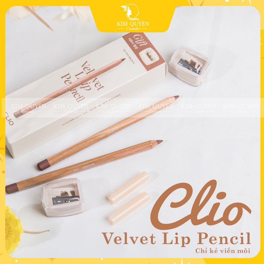 Clio Velvet Lip Pencil 唇筆(帶拋光劑)
