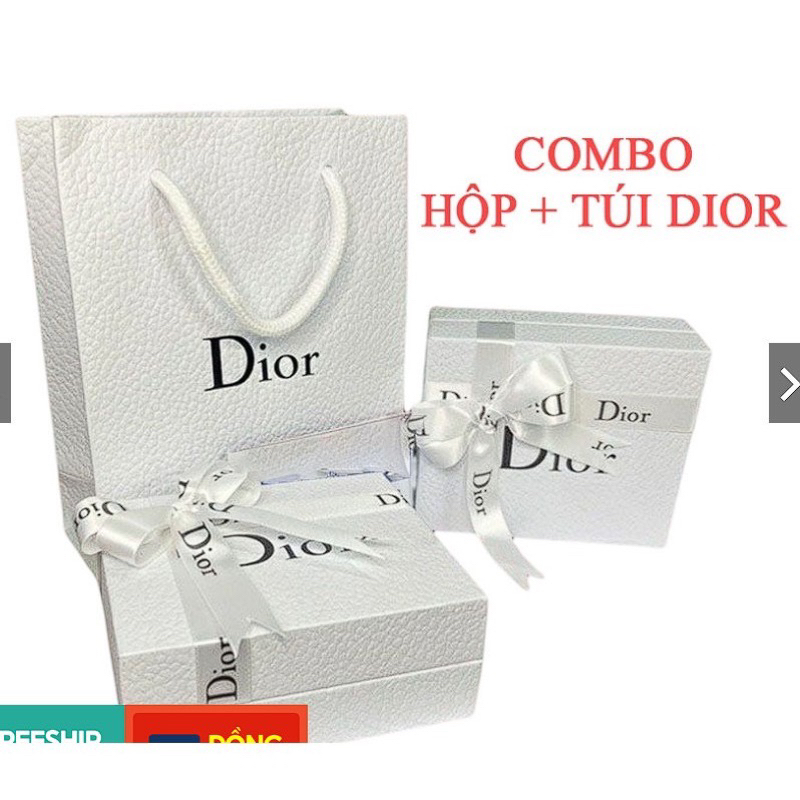 紙袋禮盒 4 合 1 Dior 黑色字母