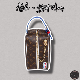 [+ight Quality] LV x Nba Basketball Dopp Bag 手提包高品質 Monogram