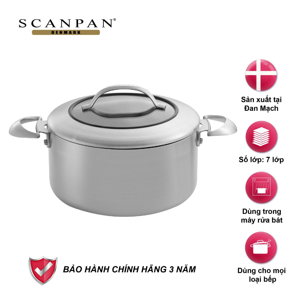 Scanpan CTX 不粘鍋 24cm 65252400 底部從 4.8L - 正品