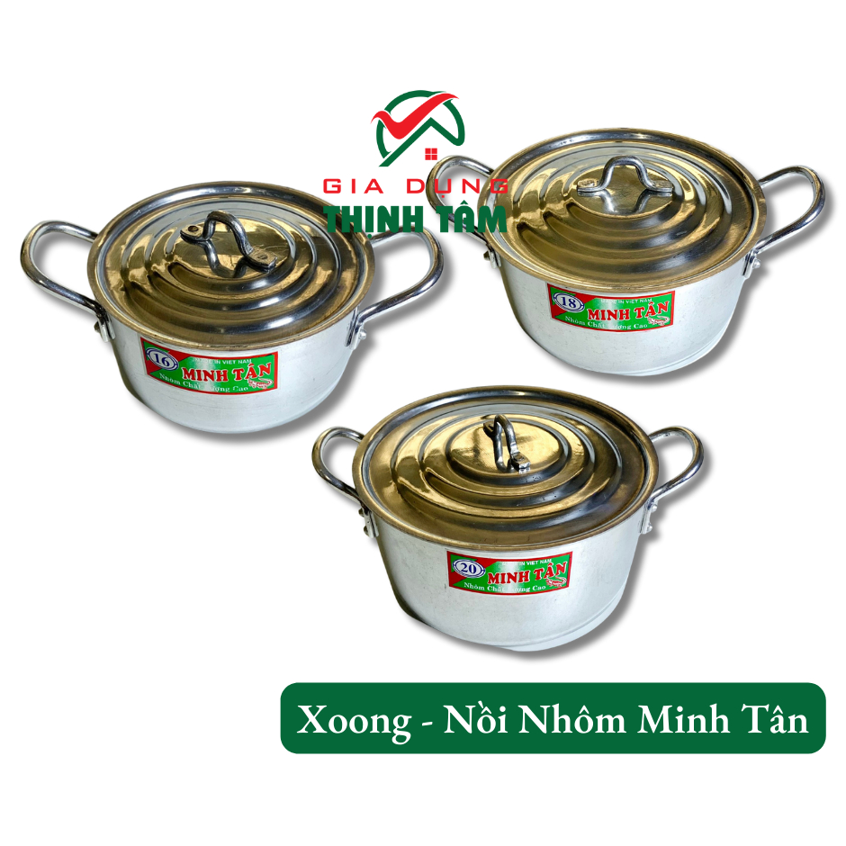 [薄譚] 平底鍋 - Minh Tan 鋁鍋 16cm, 18cm, 20cm。