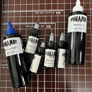 動態正品黑色紋身墨水 - 1oz-30ml 提取瓶