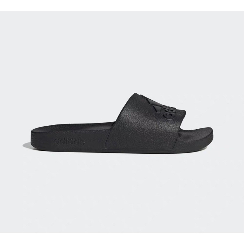 阿迪達斯中性黑色拖鞋 IF7371