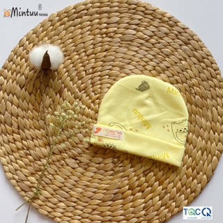 新生兒帽子,2層純棉印花圖案,mintuu品牌