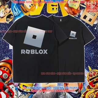 Roblox 遊戲標誌印花 T 恤,正面有 2 個正面背面 F650