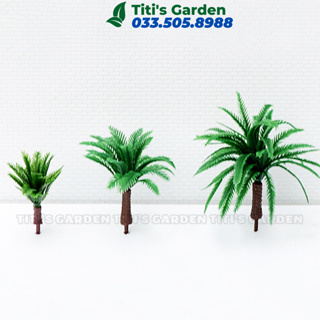 矮人椰子樹模型,裝飾花園的短棕櫚樹,模擬景觀,餐桌衛星,微型