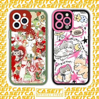 手機殼 iphone Square Edge Caseit 草莓貓 y2k 可愛 y2k 8 /8plus /x /xs