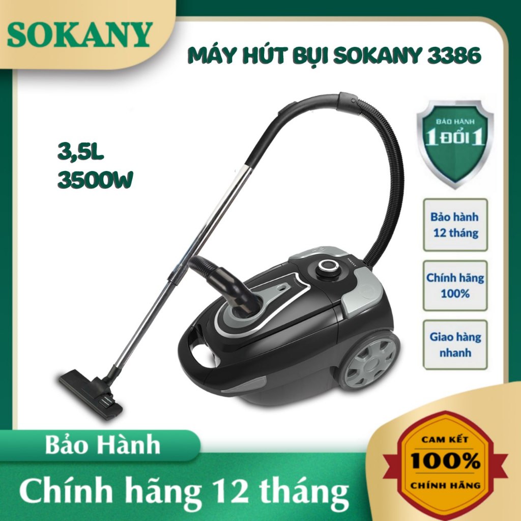 Sokany 便攜式吸塵器,大容量 3500W,在家中吸收所有污垢
