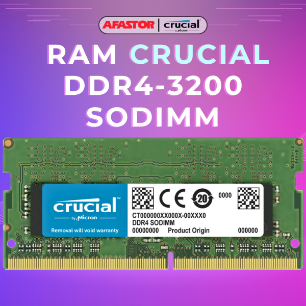 英睿達 SODIMM DDR4-3200 8GB / 16GB / 32GB CT8G4SFD832A / CT16G4