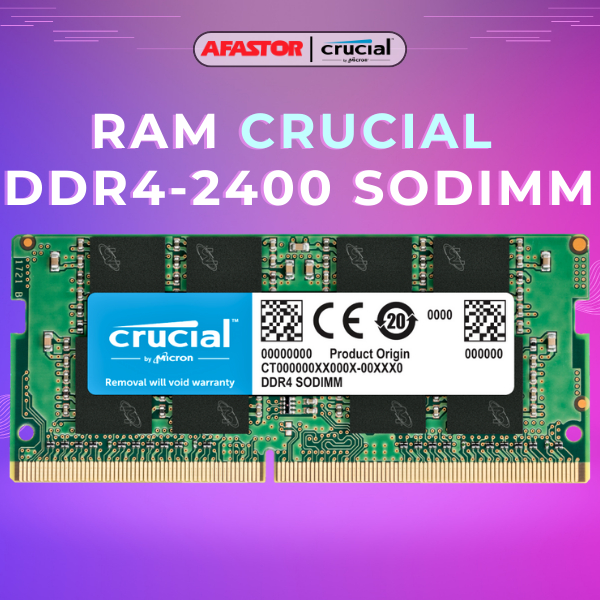 英睿達 SODIMM DDR4-2400 8GB / 16GB CT8G4SFS824A / CT16G4SFD824A