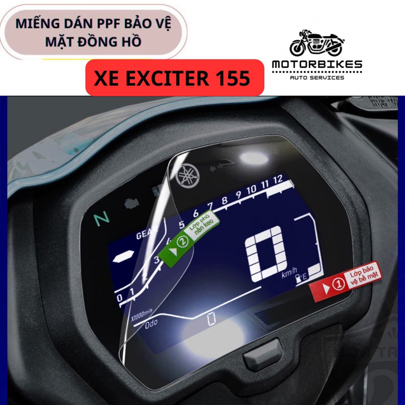 (買 1 送 1) 貼紙 EX 155 Car.Ppf 貼紙用於錶盤保護 EXCITER 155 VVA [YAMAHA
