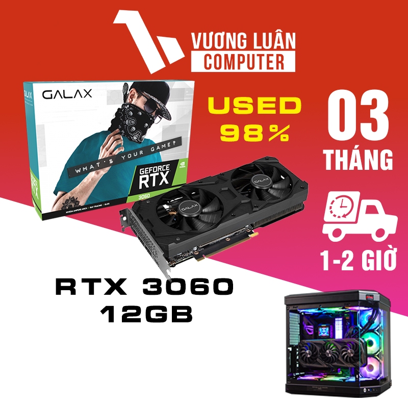 Vga 第 2 卡 - Galax RTX 3060 (1-Click OC) 12GB