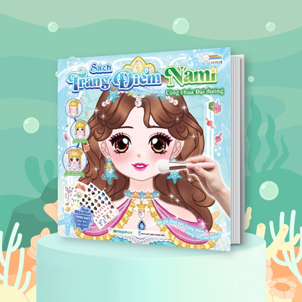 娜美公主化妝書 - 海洋公主(超過 100 張貼紙) - MGB
