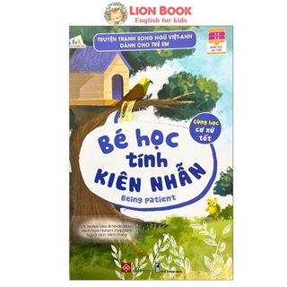 書籍 - 越南英語兒童雙語漫畫 - 學習良好 - 孩子學習耐心 - 做病人