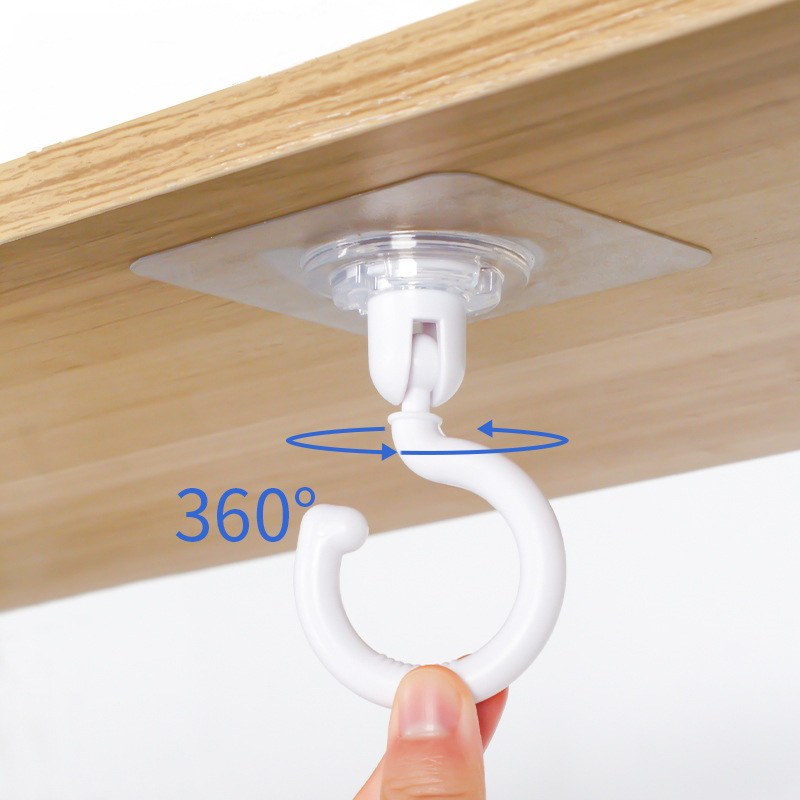 🏵️🏵️ 塑料掛鉤旋轉 360 ̊ 大號牆貼天花板壁掛蚊帳超級棒多功能掛鉤