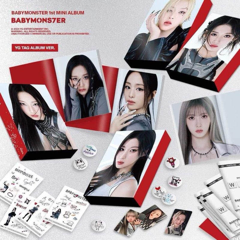 Babymonster 專輯 YG 標籤與 POB